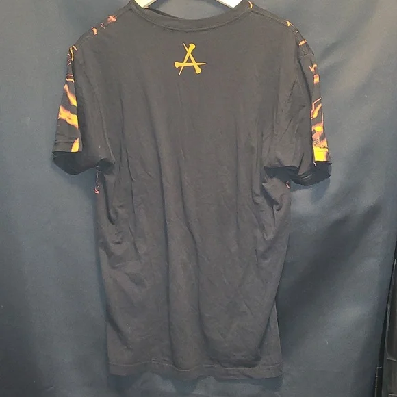 Affliction Infernal Nightmare Black & Red T-Shirt Size LARGE - Picture 4 of 13